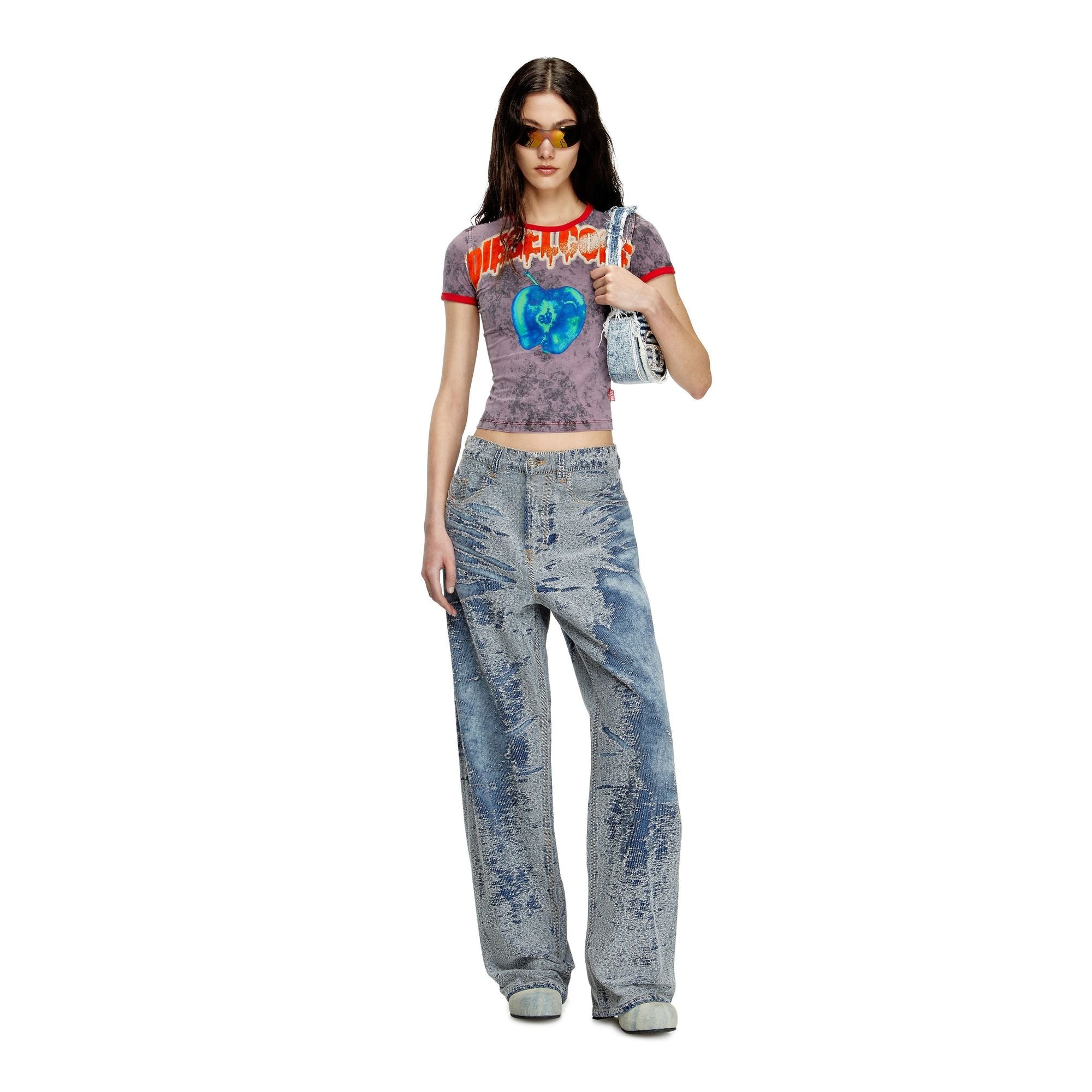 Women T-Uncuties-Short-Q1 T-Shirt - Purple