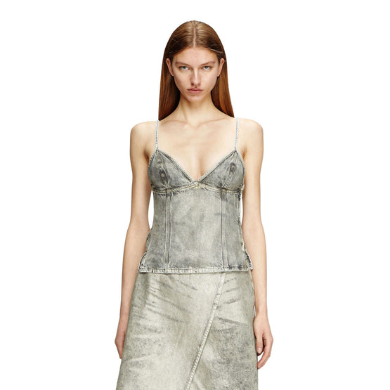 Women De-Fulsy-S Top - Light Grey