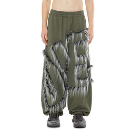 Men P-Bimy-Fur Trousers - Olive Night
