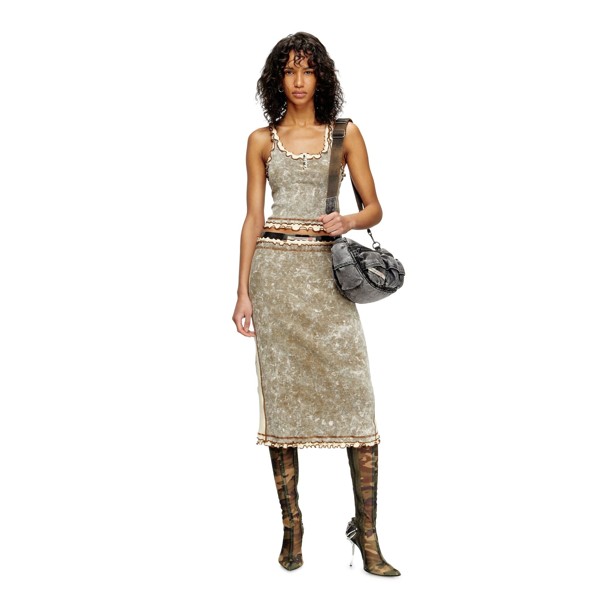 Women T-Ilia-Q1 Top - Beige