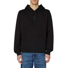 Men S-Ginn-Hood-Xmas Sweat-Shirt - Caviar