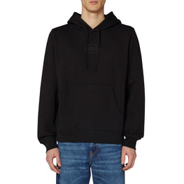 Men S-Ginn-Hood-Xmas Sweat-Shirt - Caviar