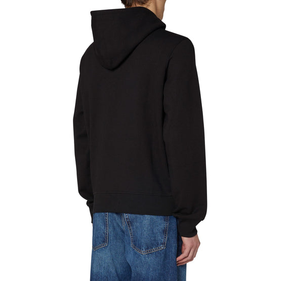 Men S-Ginn-Hood-Xmas Sweat-Shirt - Caviar