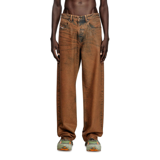 Men 2001 D-Macro-S3 Trousers - Dark Brown
