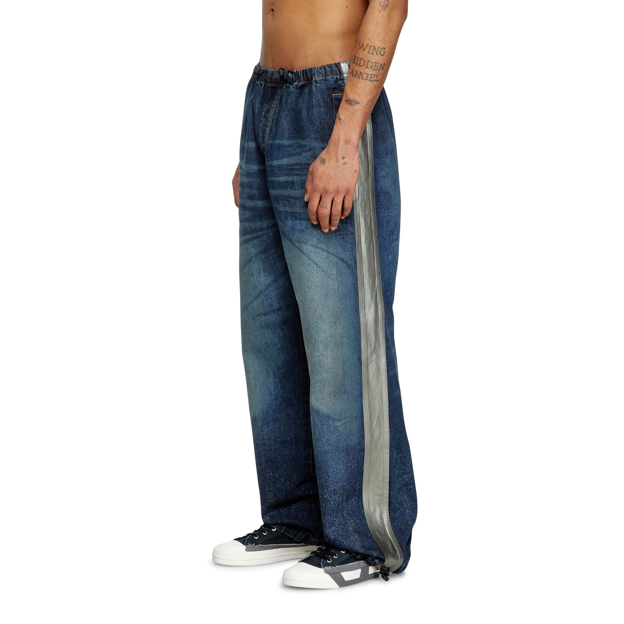 Men D-Martial-S3 Trousers - Navy