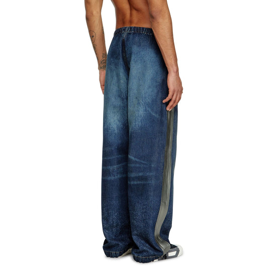 Men D-Martial-S3 Trousers - Navy
