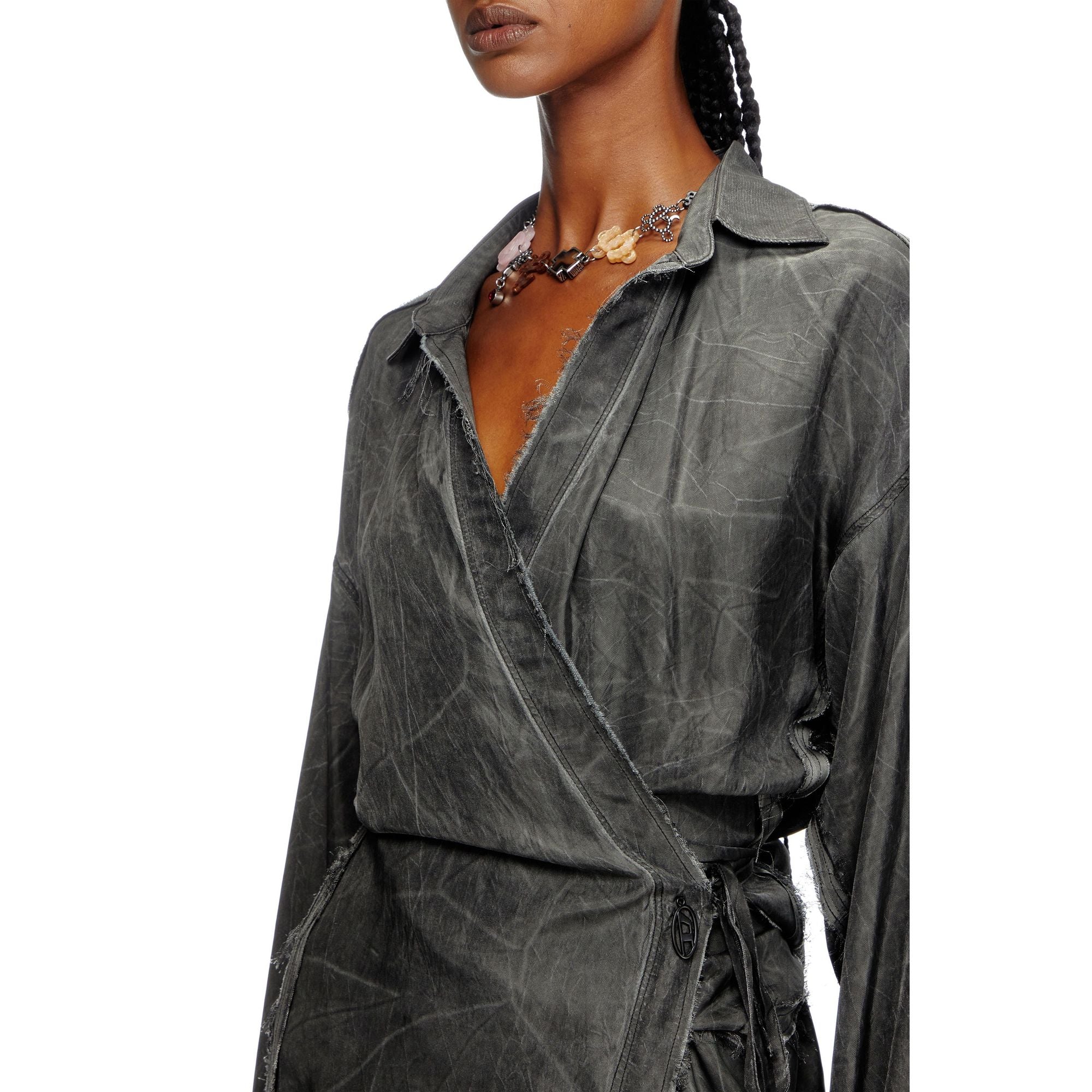 Women D-Raven-Q1 Dress - Black