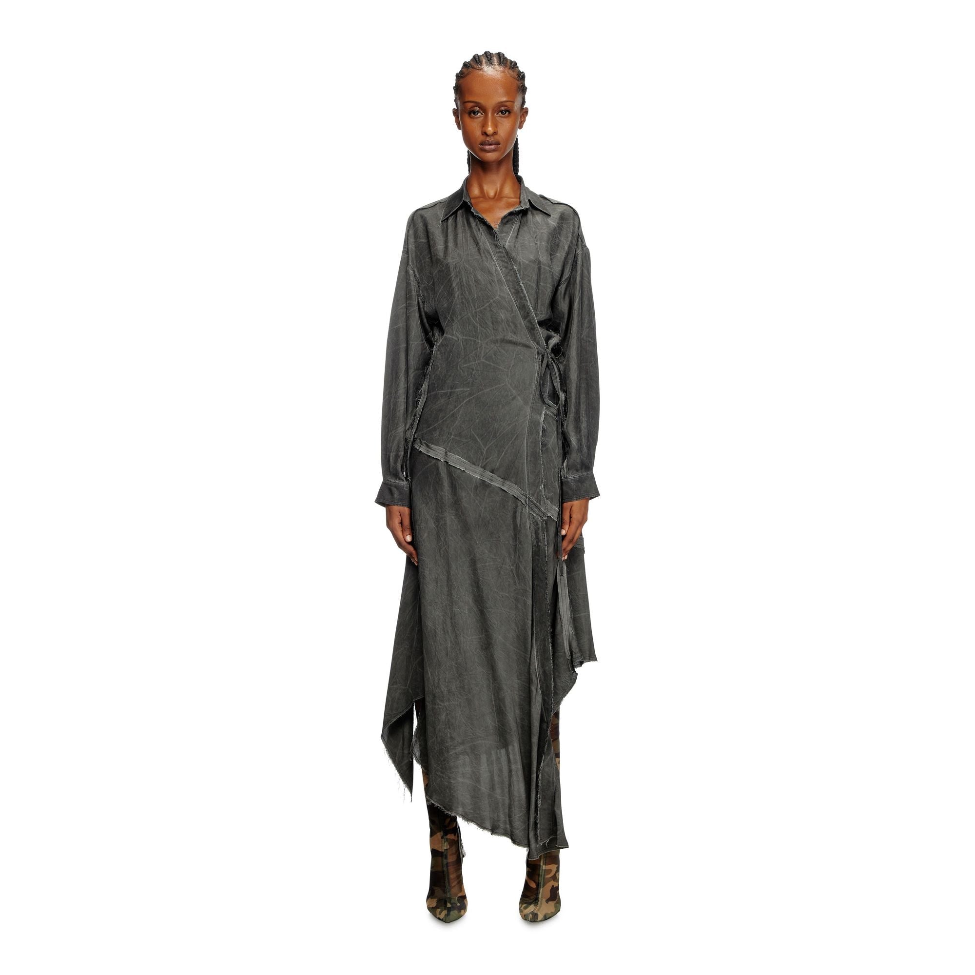 Women D-Raven-Q1 Dress - Black