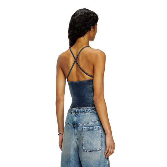 Women De-Pilu-S Top - Navy