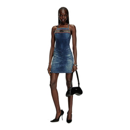 Women De-Pilu-Dress-S Dress - Navy