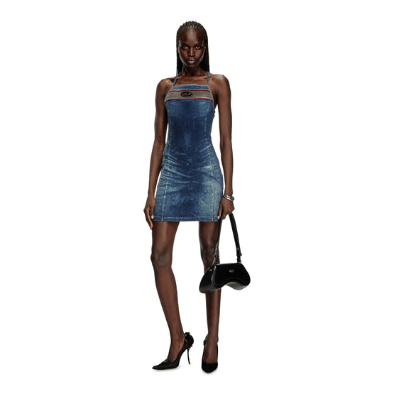 Women De-Pilu-Dress-S Dress - Navy