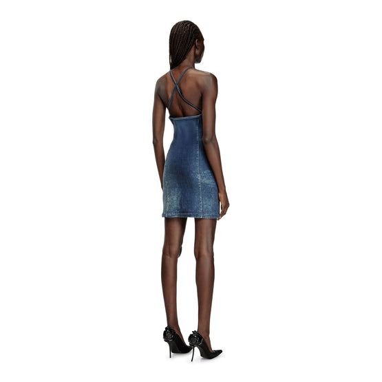 Women De-Pilu-Dress-S Dress - Navy