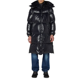 Men W-Step-Out-Long Jacket - Caviar