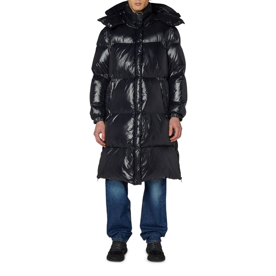 Men W-Step-Out-Long Jacket - Caviar