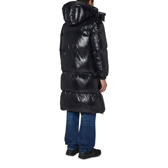 Men W-Step-Out-Long Jacket - Caviar