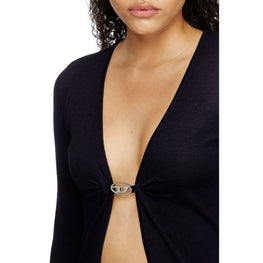Women M-Pierry-Long Knitwear - Total Eclipse