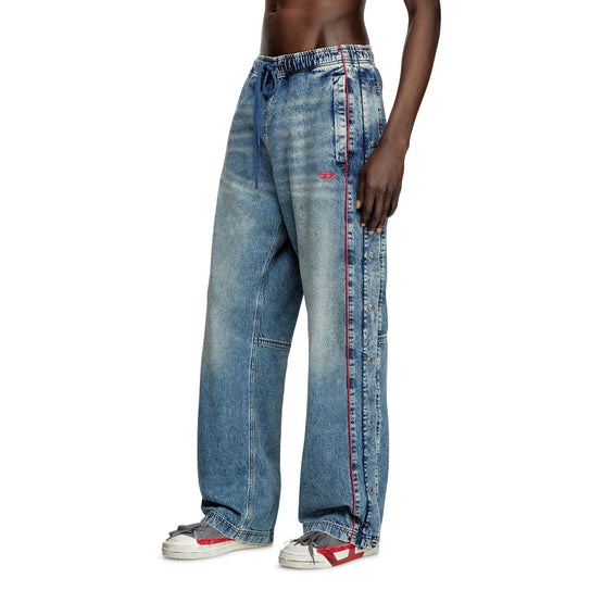 Men D-Axfor-S Trousers - Blue