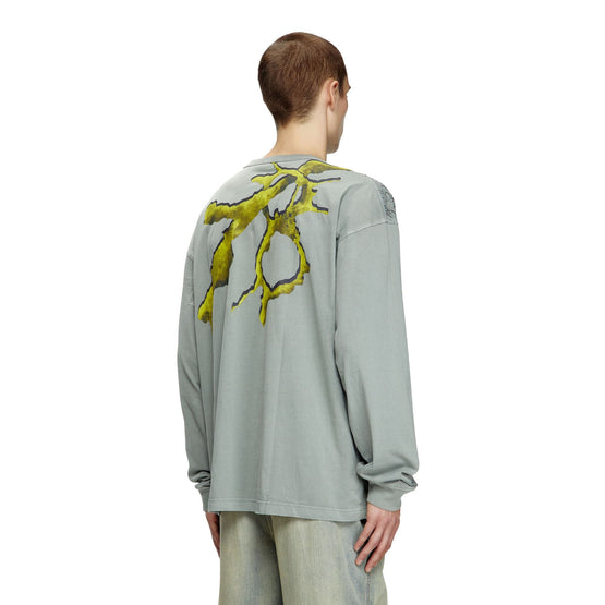 Men T-Boxt-Ls-R12 T-Shirt - Neutral Gray
