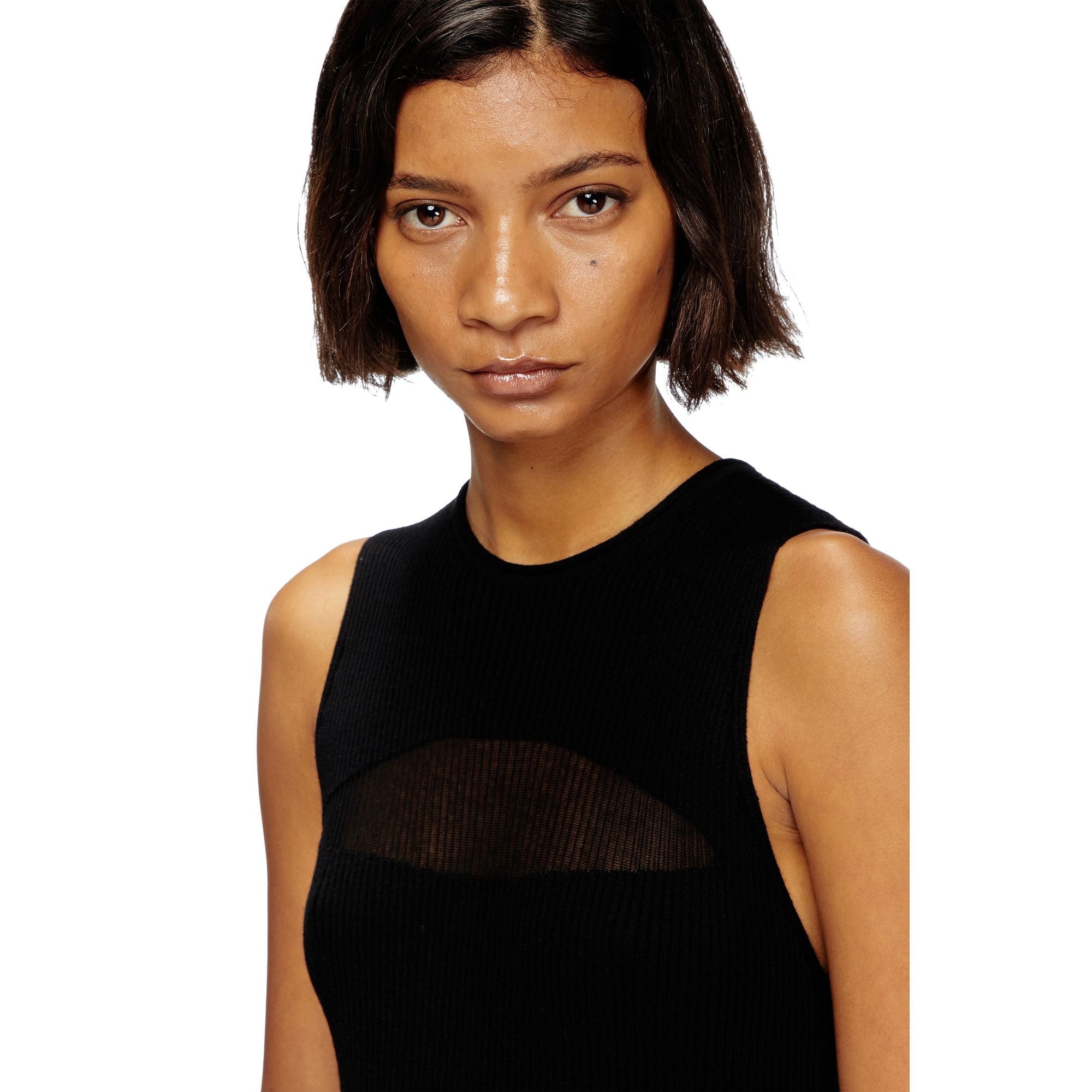 Women M-Slender Dress - Black