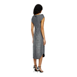 Women D-Mauve Dress - Black