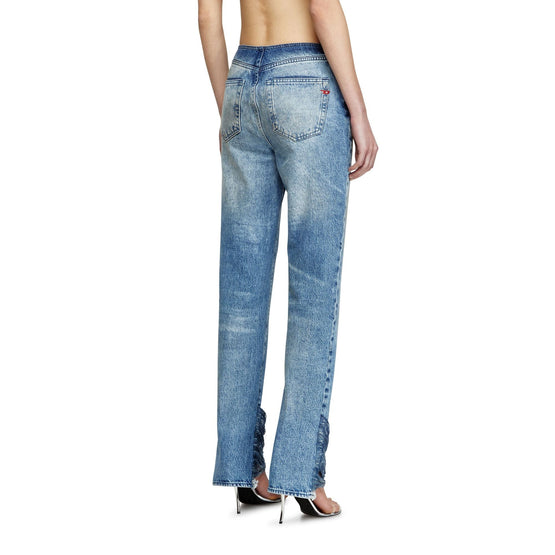 Women D-Ginna-Fsg Trousers - Blue