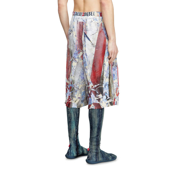 Men P-Helge Shorts - Light Blue Multi