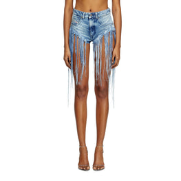 Women De-Jizz-Fsg Shorts - Blue