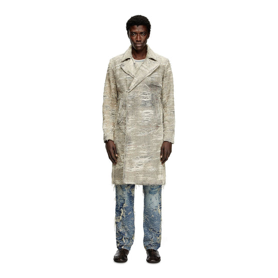 Men D-Isco-Fsg Jacket - Beige Base Pied De Poule