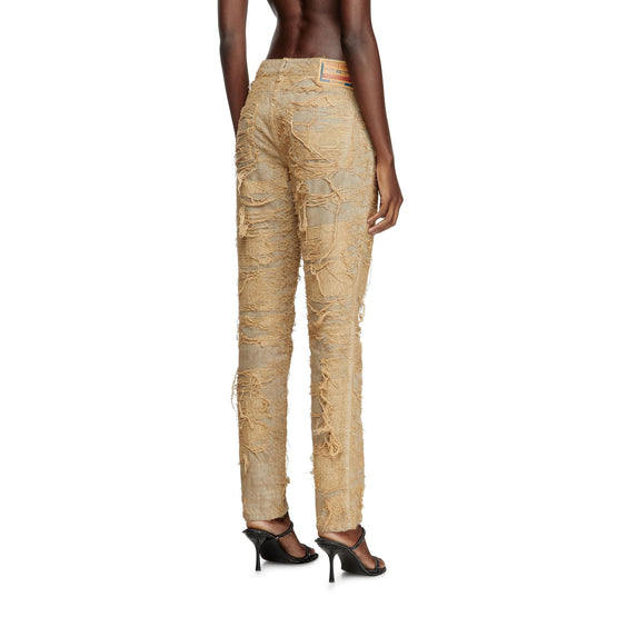 Women 1992 D-Jiann-Fsg Trousers - Ivory Cream