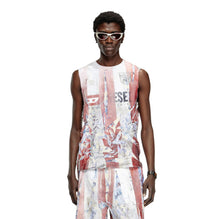 Men T-Per-Stripe T-Shirt - Ivory Pink