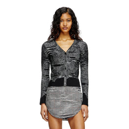 Women M-Alima-L Knitwear - Caviar