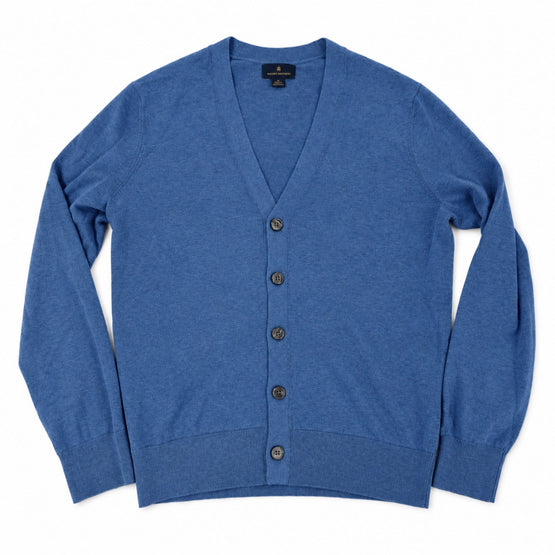 Men Knitted Cardigan - Dk Blue Hthr [價格已含稅]