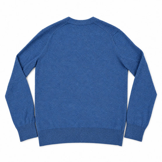 Men Knitted Cardigan - Dk Blue Hthr [價格已含稅]