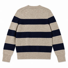 Men Knitted Pullover - Beige Multi [價格已含稅]