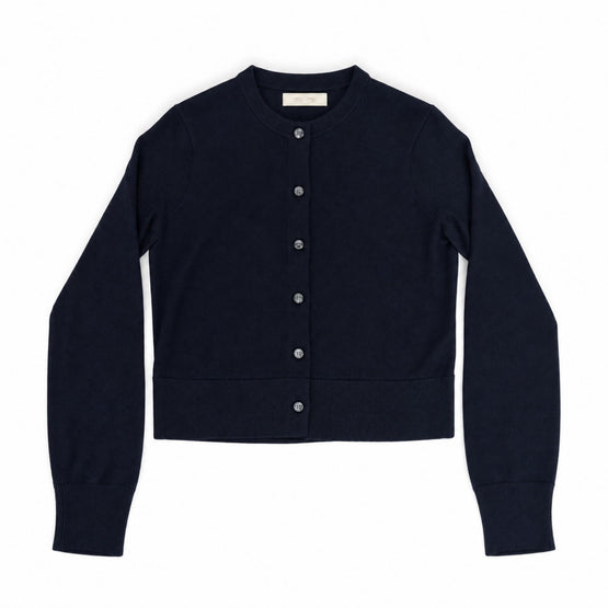 Women Knitted Non-fleece Cardigan - Navy [價格已含稅]