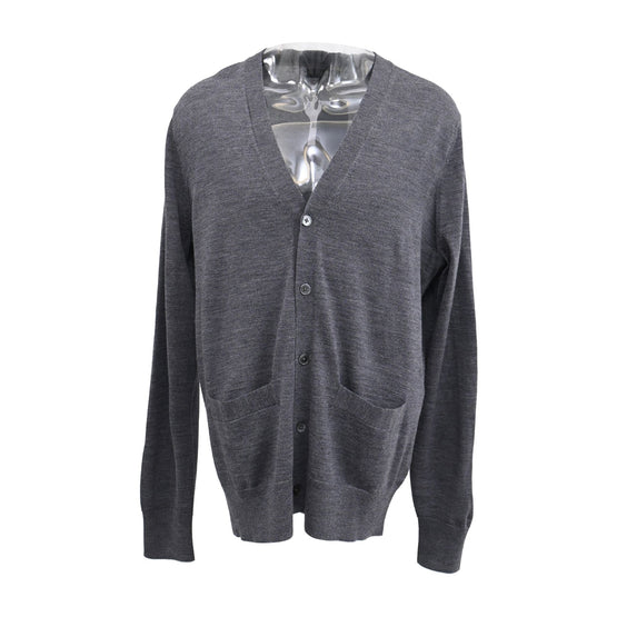 Men Knitted Cardigan - Grey Heather [價格已含稅]