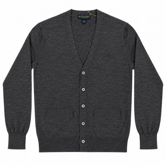 Men Knitted Cardigan - Dark Greyesh [價格已含稅]