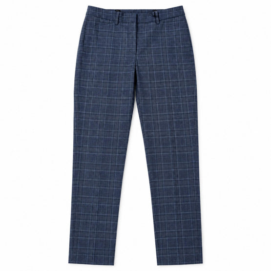 Women Woven Trousers - Navy Plad [價格已含稅]