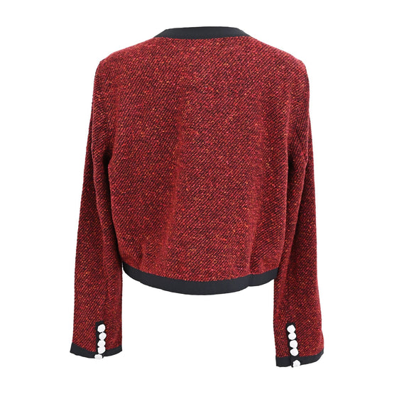 Women Knitted Jacket - Open Red [價格已含稅]