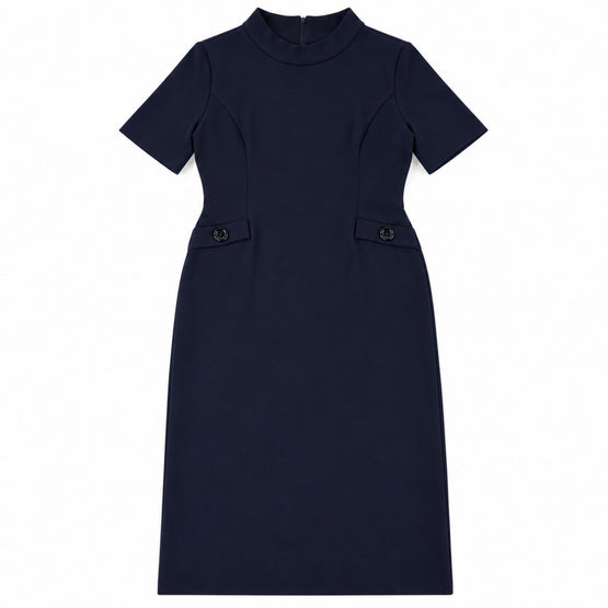 Women Knitted Dress - Navy [價格已含稅]