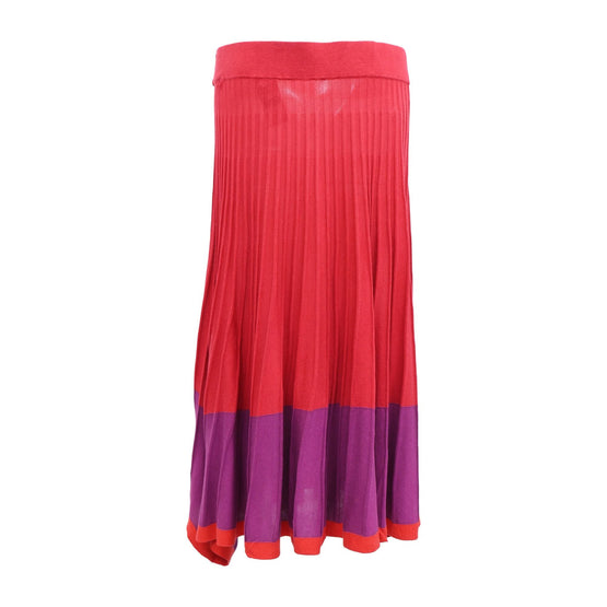 Women Knitted Skirt - Open Red [價格已含稅]