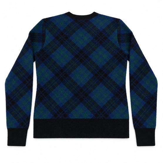 Women Knitted Pullover - Navy-green [價格已含稅]
