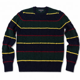 Men Knitted Pullover - Navy Multi [價格已含稅]
