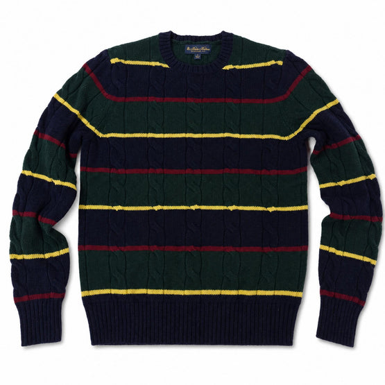 Men Knitted Pullover - Navy Multi [價格已含稅]