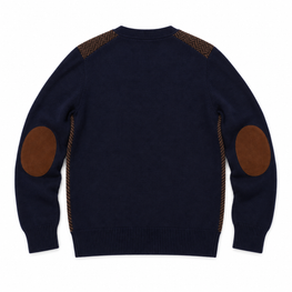 Men Button-front Knitted Cardigan - Navy Multi [價格已含稅]