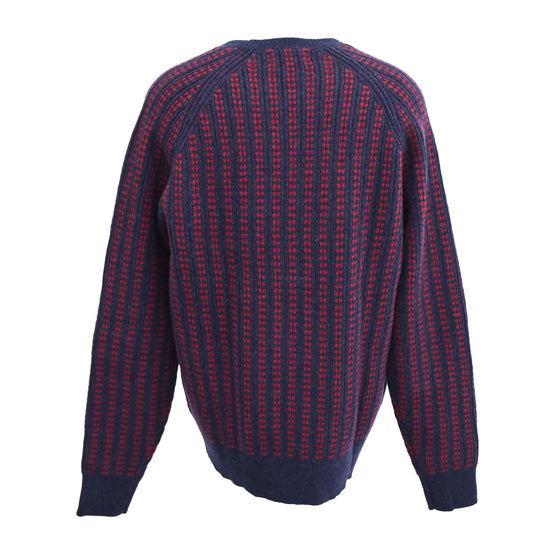 Men Knitted Pullover - Navy Multi [價格已含稅]