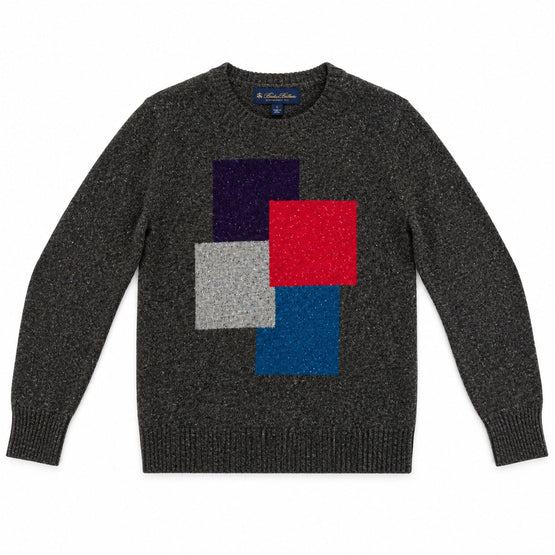 Men Knitted Pullover - Grey Multi [價格已含稅]
