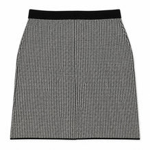 Women Woven Skirt - Black Houndstooth [價格已含稅]