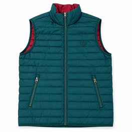 Men Woven Waistcoat - Deep Teal [價格已含稅]