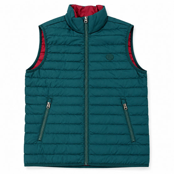 Men Woven Waistcoat - Deep Teal [價格已含稅]